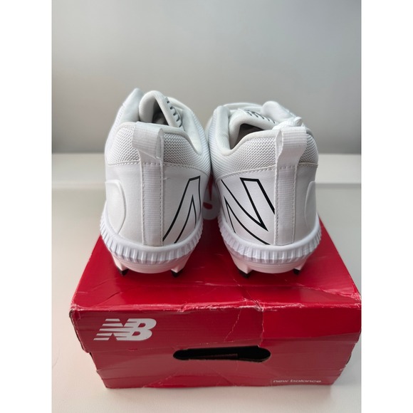 New Balance Fuel Cell 4040v6 Baseball Cleats White Black‎ PL4040W6 Mens 12.5 NWB main image 9